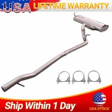 New Stainless Steel Exhaust System Kit fits 2007-2011 Jeep Wrangler 3.8L 4 Door picture