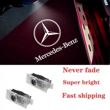 2x Door Light Car LED Ghost Shadow Projector HD For Mercedes Benz CLA CLS C E picture