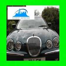 1999-2008 JAGUAR S-TYPE CHROME GRILL GRILLE TRIM 99 00 01 02 03 04 05 06 07 08 picture