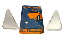 NOS Stainless Steel Mud Flap Splash Guard Set vtg Muscle Car Accessory Truck Van picture