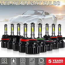 4-Side LED Headlight Kit 6000K Hi/Lo Beam Bulb H7 H4 H11 H13 9004 9005 9006 9007 picture