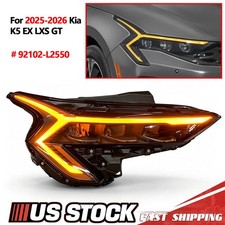 92102-L2550 for 2025-2026 Kia K5 EX LXS GT Passenger Side LED Headlight Assembly picture