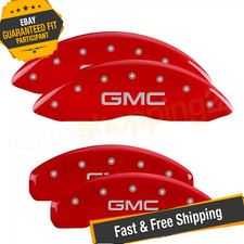 MGP 34015SGMCRD Gloss Red Caliper Covers for 15-20 GMC Yukon picture