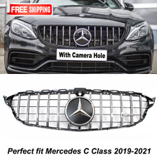 GTR Front Grille Grill Star For Mercedes W205 C43AMG C250 C200 C300 2019-2021 picture