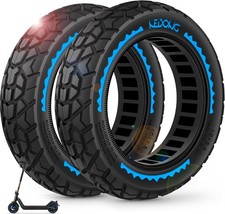 2PCS 60/70-6.5 Solid Scooter Tire Set - Durable Tubeless Blue Replacement picture