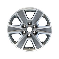 18x7.5 6 Spoke Used Alloy Wheel Machined Painted Medium Charcoal Metallic 03999 picture