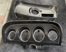 1969 Ford Mustang Gauge bezel And clockside Bezel Original Restored picture