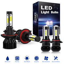 For 2004-2014 Ford F 150 6000k LED Headlight Hi/Lo + Fog Light Bulbs Combo 4x WG picture
