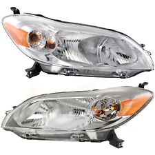Headlight Set For 2009-2014 Toyota Matrix Left and Right Headlamp With Bulb 2Pc picture
