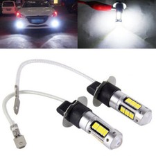2PCS H3 LED Fog Driving Light Bulbs Conversion Kit Super Bright DRL 6000K White picture