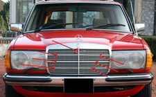 Alu Grill Moulding trim set Fit For Mercedes Benz W123 200 200D 200T 280 7 Pcs picture