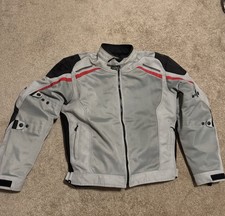 Gray Sedici Mesh Mens Motorcycle Jacket size 2XL picture