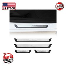 TOYOTA SIENNA Door Sill Cover Exclusive S.Steel Gloss Silver 4 Pcs picture