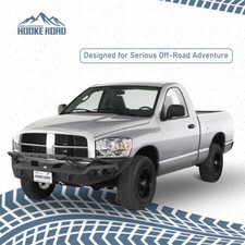 Fit 06-08 Dodge Ram 1500 Steel Front Bumper Reinforcement w/ Light & Winch Plate picture