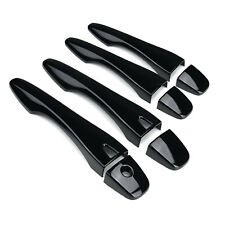 For Nissan Altima 2013-2018 Glossy Black Door Handle Covers Trim with Smart Hole picture