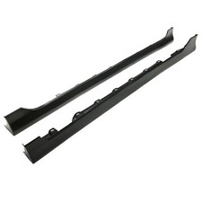 Add-on ABS Side Skirts Body Kit For Toyota Corolla 2003-2008 US Spec Black picture
