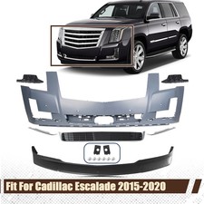 For 2015-2020 Cadillac Escalade & ESV Front Bumper Cover Lower Grill Kit w/ Hole picture