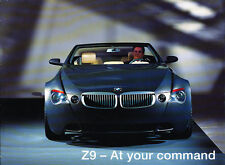 2000 BMW Z9 Cabrio Concept Car Original Brochure Folder picture