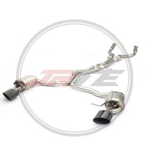 For Audi A6 A7 C8 3.0 SS Valve Catback Exhaust system RS-Style With Front Pipe picture