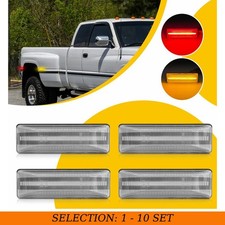 4-40X For 1994-2001 Dodge Ram 3500 Dually Bed Fender Side Light Lamp Clear Lens picture