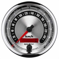 AUTOMETER 3-3/8 A/M Speedometer 260KPH- 1288-M picture