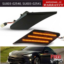 2x Smoked LED Side Marker Turn Signal Lights For Subaru BRZ Scion FRS 86 Toyota picture