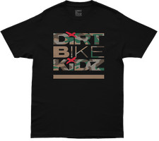 Classic Camo Tee Black/Color Camo Lg picture
