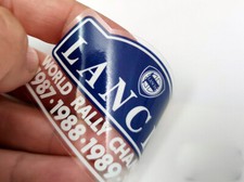 Lancia HF Delta Full World Rally Champion Vinyl Stickers Stickers ステッ picture