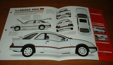 1983 Ford Sierra Xr4i Original Imp Brochure Info Poster 83 84 85 86 Xr4 Xr 4i picture