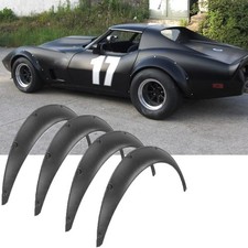 4Pcs 80mm Fender Flares Wide Extension Wheel Arches For Chevrolet Corvette C3 picture