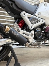 ZoOM Exhaust Honda MSX GROM 125 2022-2026 Full System Low Mount Black LOOP US picture