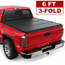 6FT Tri-Fold Hard Bed Tonneau Cover For 2015-2024 Chevy Colorado GMC Canyon picture