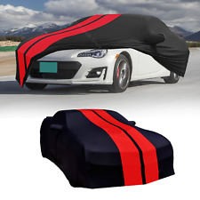 Red/Black Indoor Car Cover Stain Stretch Dustproof For SUBARU BRZ picture