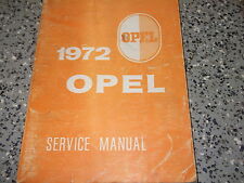 1972 OPEL GT & 1900 Service Shop Repair Workshop Manual BOOK Factory OEM 72 picture