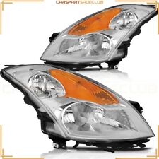 Pair Headlights Assembly For Nissan Altima 2007-2009 I4 Front Right+Left Chrome picture
