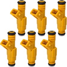 0280155700 Genuine Bosch Fuel Injectors Set of 6 Jeep 4.0L Upgrade NEW picture