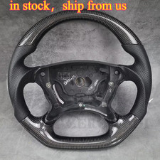 Carbon Fiber Steering Wheel for Mercedes Benz R230 W219 W209 W211 CLK G55 E55 picture