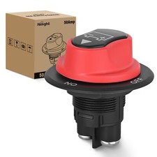 Nilight Battery Disconnect Switch 50A Master Disconnect Isolator 12V-48V On Off picture