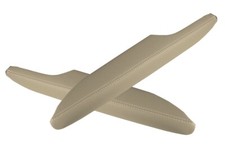 Fits 2004-2008 Toyota Solara Coupe PVC Armrest Door Panel Cover Beige picture