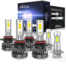 For Chevy C/K 1500 2500 3500 1990-1998 6000K LED Headlight + Fog Light Bulbs Kit picture
