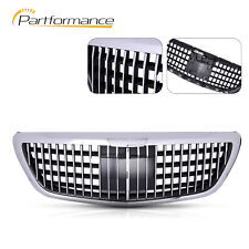 Chrome Front Grille Maybach Style Fit Mercedes S class W222 2013-2020 S400 S550 picture