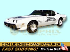 1981 Trans Am Turbo Nascar DAYTONA 500 Pace Car ULTIMATE Decals Stripes COMPLETE picture