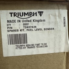 Genuine Triumph T2407424 | Spares Kit, Fuel Level Sender OEM picture