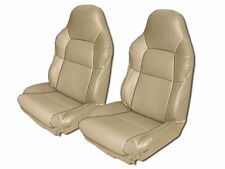 FOR CHEVY CORVETTE C4 STANDARD 1994-1996 BEIGE IGGEE CUSTOM FIT SEAT COVERS picture