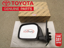 01 - 04 TOYOTA TACOMA FRONT LEFT SIDE DOOR MIRROR BLACK OEM BRAND NEW picture