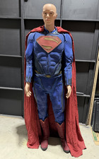 Official UD Replicas SUPERMAN Leather M SUIT w/ CAPE Man Of Steel RARE Costume picture