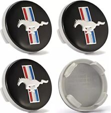 New 4 x 54mm Ford Mustang Running Horse Pony Wheel Center Caps   picture