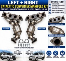 2x Exhaust Catalytic Converter for Toyota 4Runner Lexus GX470 2005-2009 V8 4.7L picture
