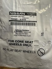 New Genuine OEM Factory Nissan WHEEL LOCKS Lug Nuts T99W2 A7010 Sealed In Bag picture