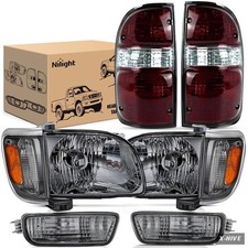 Headlight and Taillight Assembly Combo Compatible with 2001 2002 2003 2004 Toyot picture